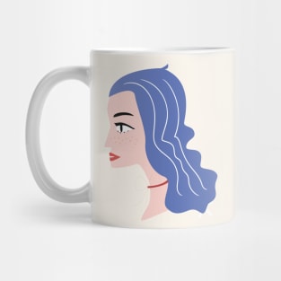 Beautiful Women Face Mug